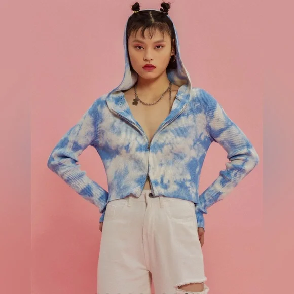 NWT Cider White Highwaist Straightleg Rip Jeans - Picture 4 of 5